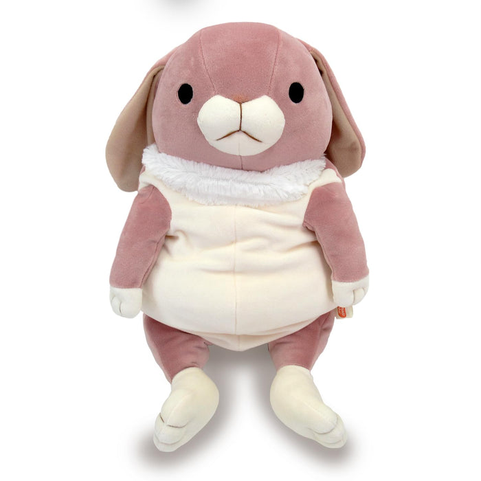 Shinada Global MOUS-0350RPK Mochi-Usagi Rabbit Lop Ear Pink L Plush Doll NEW_1