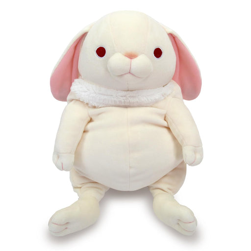 Shinada Global MOUS-0350RWH Mochi-Usa Rabbit Lop Ear White L Size Plush Doll NEW_1