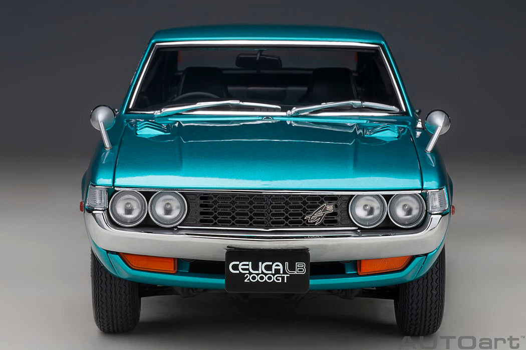 1/18 Toyota Celica Liftback 2000GT RA25 1973 Turquoise Blue Metallic 78767 NEW_5