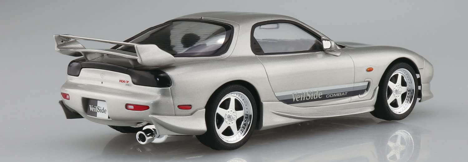 AOSHIMA 1/24 TUNED CAR No.77 MAZDA VeilSide Combat FD3S RX-7 1991 Model Kit NEW_3