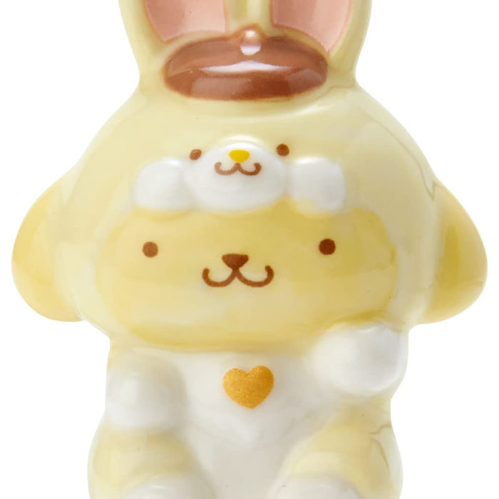 SANRIO Pompompurin Lucky invitation Pottery Mascot Fairy Rabbit 4x2.2x3cm 713490_3