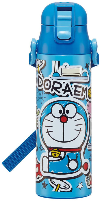 skater Water Bottle Doraemon Sticker 580ml Children's Direct Drinking SKDC6-A_2
