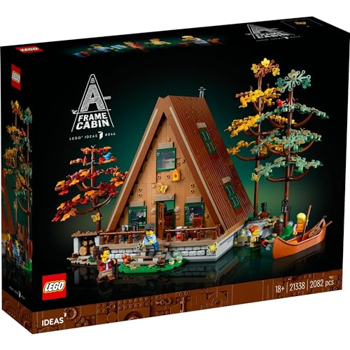 LEGO 21338 Ideas: A-Frame Cabin Block Toy 18+ 2082 pieces ABS Plastic Toy NEW_2