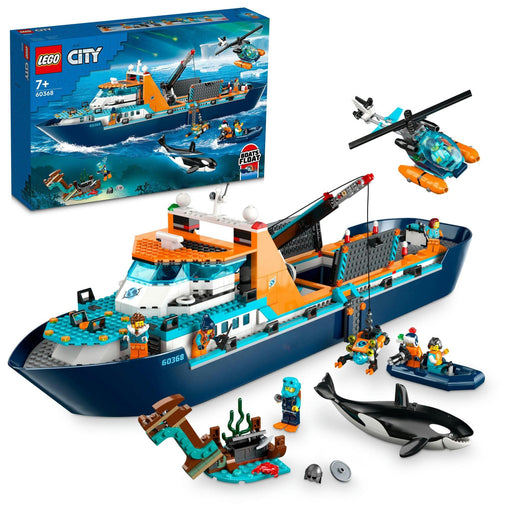 LEGO City Arctic Exploration Ship 60368 ABS Multicolor Block Toy 7+ 815 pieces_1