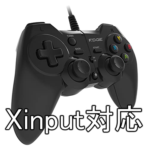 HORI EDGE301 Gaming Pad for PC / Xinput 11-button HPC-057 Black Vibration NEW_2