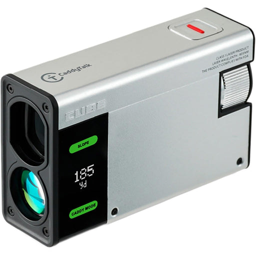 GOLFZON Caddy Talk Cube golf distance measuring device silver with USB Cable NEW_1