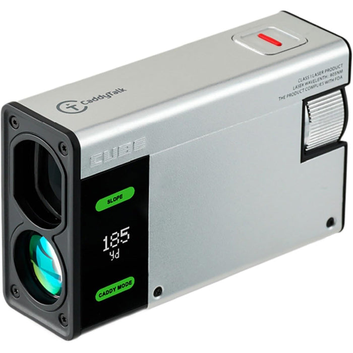 GOLFZON Caddy Talk Cube golf distance measuring device silver with USB Cable NEW_1