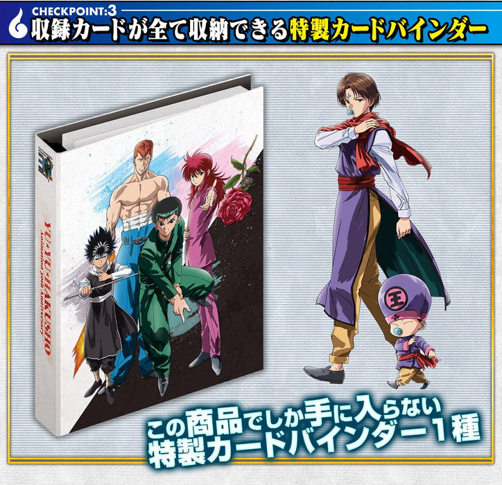 BANDAI Yuyu Hakusho 30th Anniversary Carddas Card Binder Yusuke Kurama Hiei NEW_4