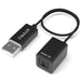 Cubilux Spdif USB A Input Adapter Laptop Black Male-Male ‎7 Inch 0.04 Pound NEW_1