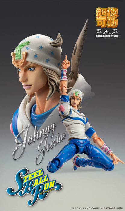 Super Action Statue JoJo's Bizarre Adventure Part.7 SBR Johnny Joestar 150mm NEW_3