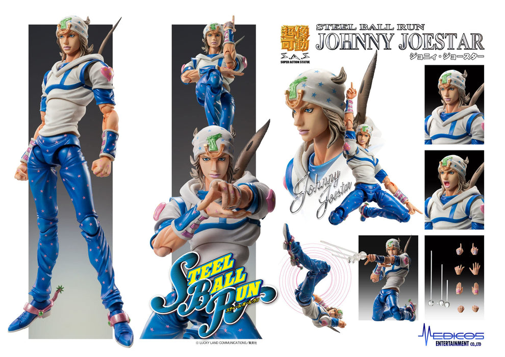 Super Action Statue JoJo's Bizarre Adventure Part.7 SBR Johnny Joestar 150mm NEW_6