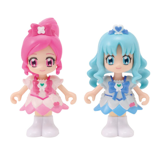 BANDAI Pretty Cure All Stars Precode Doll Cure Blossom & Cure Marine Plastic NEW_1