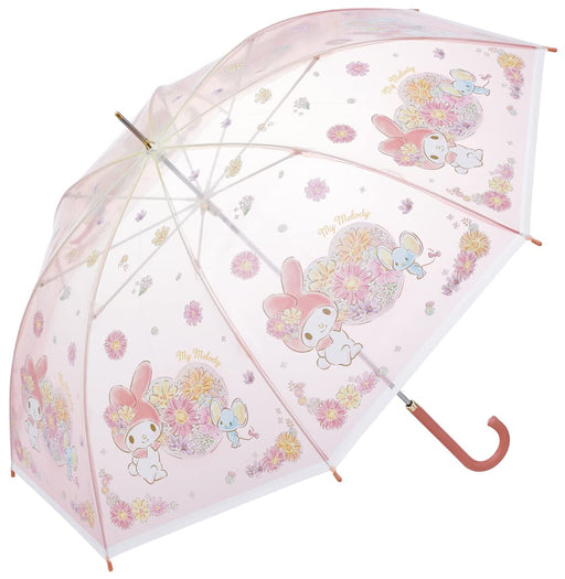 skater premium vinyl umbrella long 60cm for adults my melody water P UBV60-A NEW_1