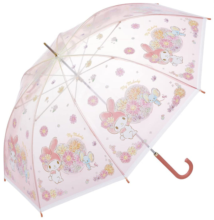 skater premium vinyl umbrella long 60cm for adults my melody water P UBV60-A NEW_1