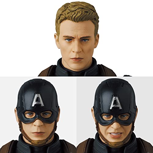 Medicom Toy MAFEX No.202 Captain America Stealth Suit Ver. Action Figure NEW_6