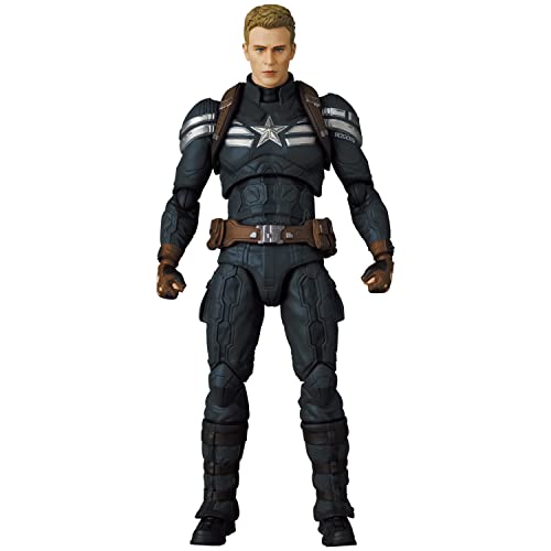 Medicom Toy MAFEX No.202 Captain America Stealth Suit Ver. Action Figure NEW_8