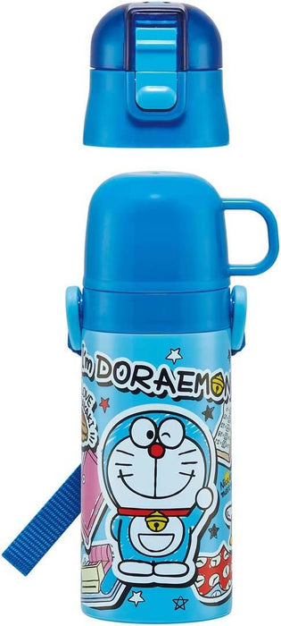 Skater Children's Stainless Steel Inslated Water Bottle 2way Doraemon SKDC3-A_2
