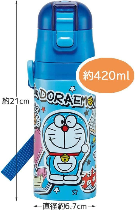 Skater Children's Stainless Steel Inslated Water Bottle 2way Doraemon SKDC3-A_6
