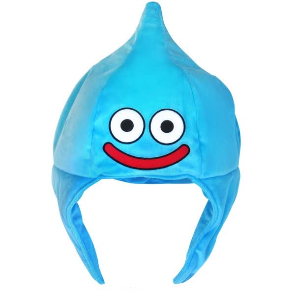 Square Enix Dragon Quest Smile Slime Plush Cap Slime H27xW33cm EP2647 Blue NEW_1