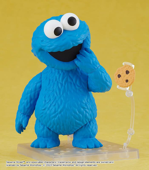 Nendoroid 2051 Sesame Street Cookie Monster Painted non-scale Figure ‎G17271 NEW_3