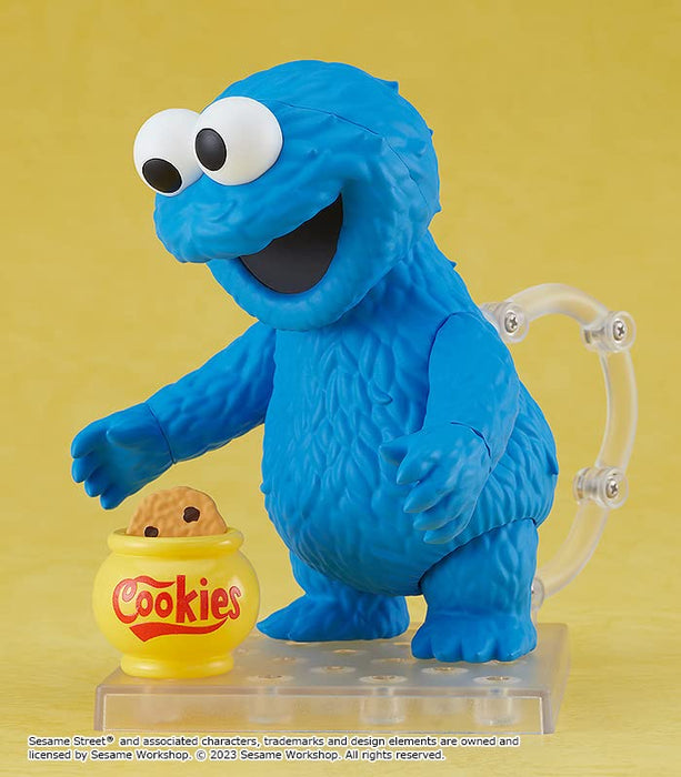 Nendoroid 2051 Sesame Street Cookie Monster Painted non-scale Figure ‎G17271 NEW_5