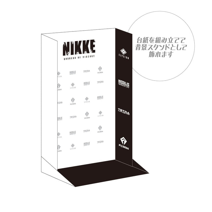 Algernon Product NIKKE Acrylic Stand Volume W43-106xH120mm Made in Japan NEW_2