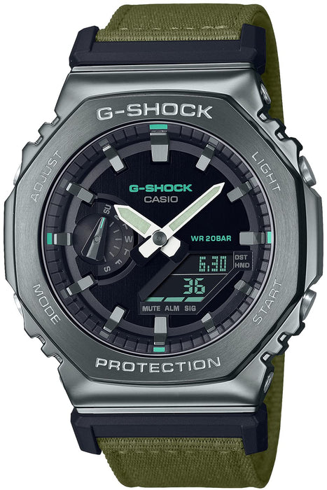 CASIO G-SHOCK GM-2100CB-3AJF Web limited Metal Covered Watch Men's Olive Green_1