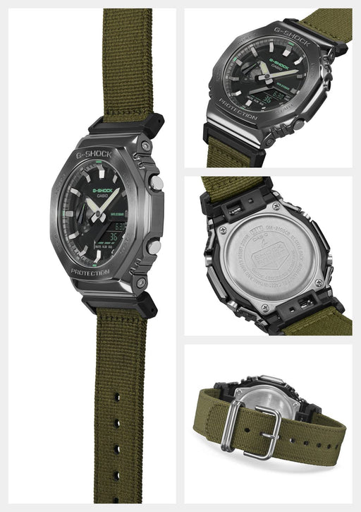 CASIO G-SHOCK GM-2100CB-3AJF Web limited Metal Covered Watch Men's Olive Green_2