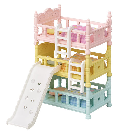 EPOCH Sylvanian Families Baby Triple Bunk Beds KA-219 Doll House Furniture NEW_1