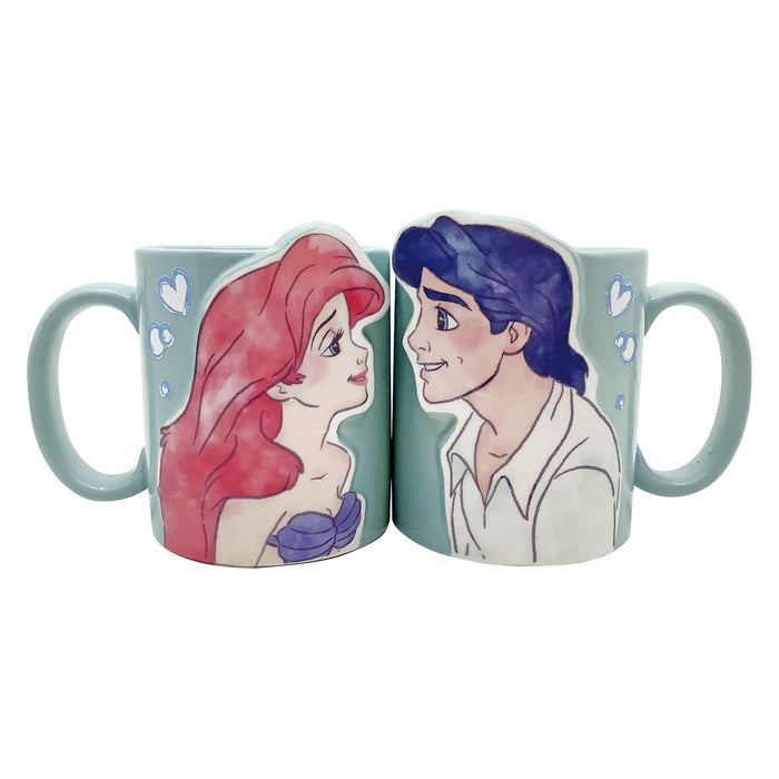 Little Mermaid Eric Ariel tableware pair mug set of 2 Disney princess SAN4079_1