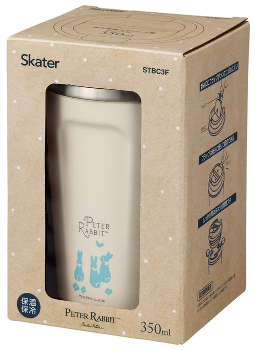 Skater Coffee Tumbler 350ml Peter Rabbit Insulated Stainless Steel STBC3F-A NEW_4