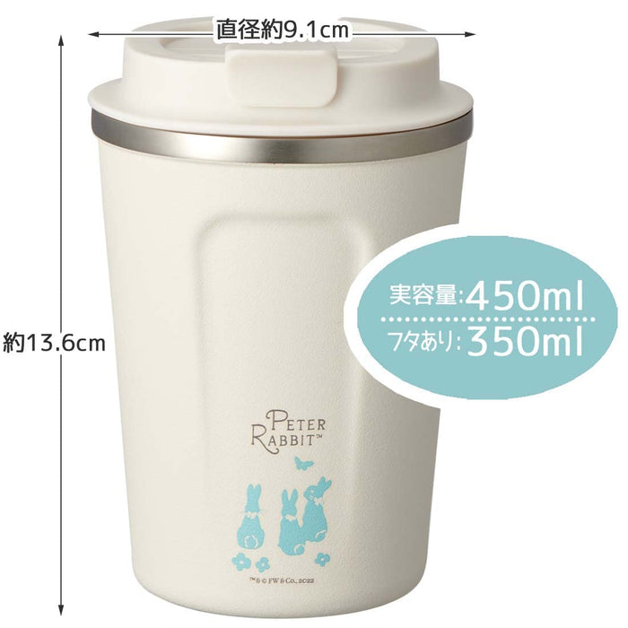 Skater Coffee Tumbler 350ml Peter Rabbit Insulated Stainless Steel STBC3F-A NEW_5