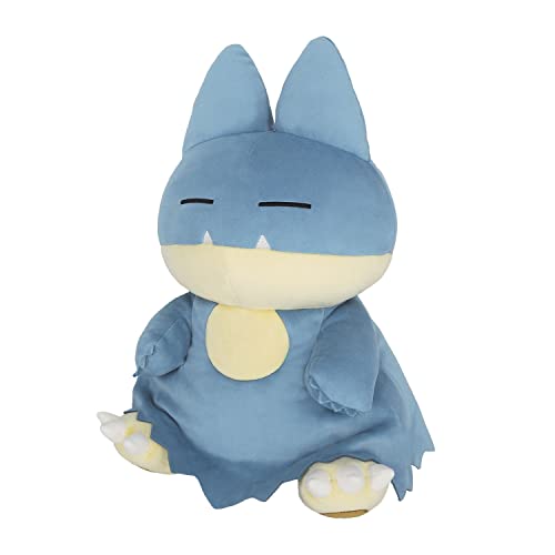 Sanei Boeki Pokemon Potehug Cushion Munchlax W23.5xD22xH38cm Polyester PZ68 NEW_1