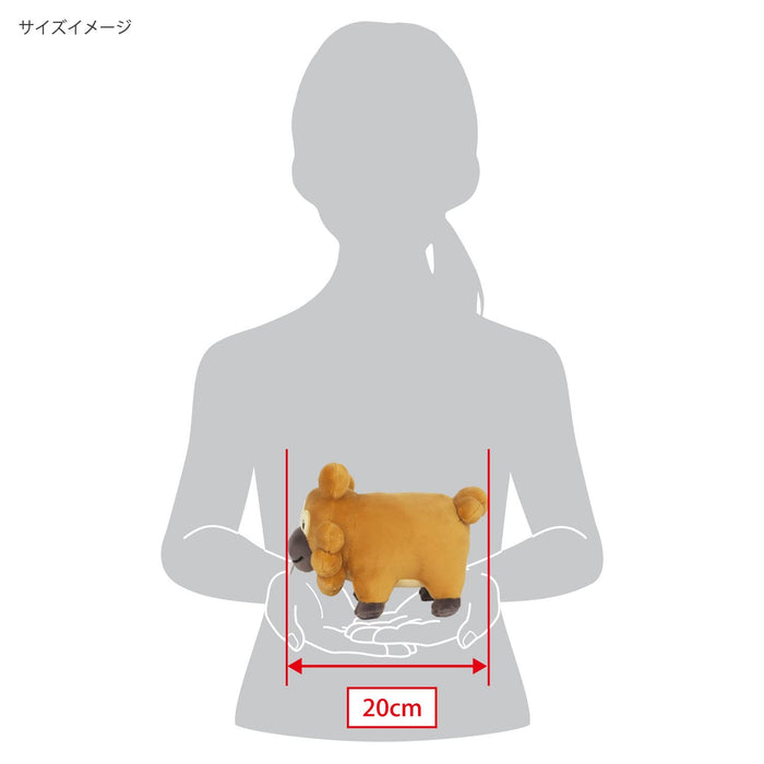 Sanei Boeki Pokemon ALL STAR COLLECTION Bidoof S Size W13xD20xH13.5cm PP236 NEW_5