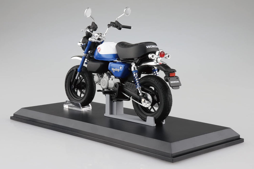 SKYNET 1/12 DIECAST MOTORCYCLE Honda Monkey125 2022 PEARL GLITTER RING BLUE NEW_3