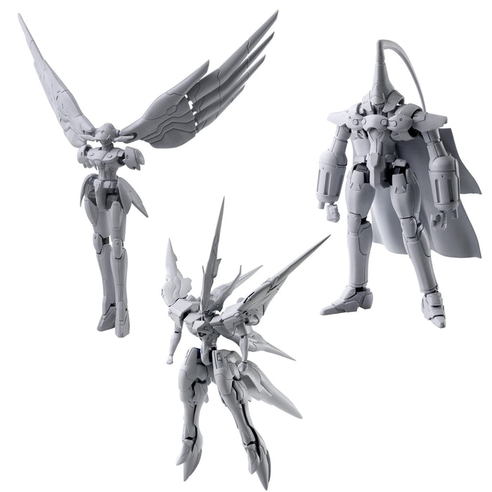 SQUARE ENIX Xenogears Structure Arts 1/144 Scale Model Kit Vol.2 All 3 Types Box_1