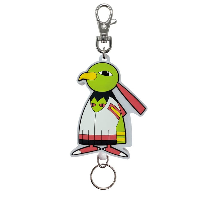 SK Japan Pokemon Rubber Reel Keychain Xatu 15927 Character Goods Light Weight_1