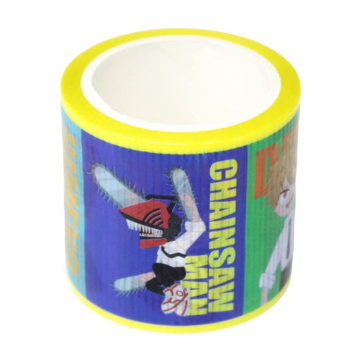 Sun-Star Stationery Chainsaw Man Tape Yojo Tape D-Pattern S8587094 40mmx4m NEW_2