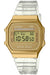 Casio Standard A168XESG-9AJF Unisex Adult Skeleton x Gold Wrist Watch Resin Band_1