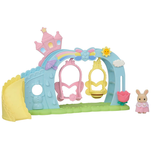 EPOCH Sylvanian Families Nakayoshi Swing Set Nursery school Kindergarten S-71_1