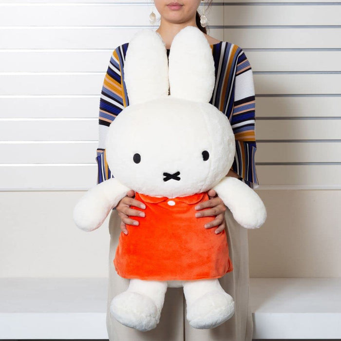 Sekiguchi Fluffy Chiffon Miffy 2L Plush Doll 661244 H75xW45xD25cm Polyester NEW_2