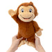 TAKARATOMY A.R.T.S Curious George Action Plush Doll 30cm Polyester Brown NEW_4