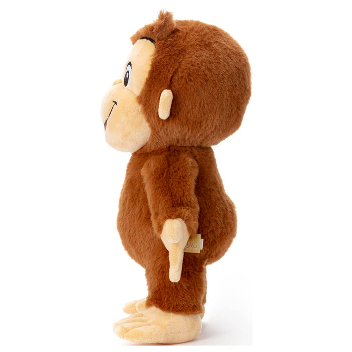 TAKARATOMY A.R.T.S Curious George Action Plush Doll 30cm Polyester Brown NEW_5