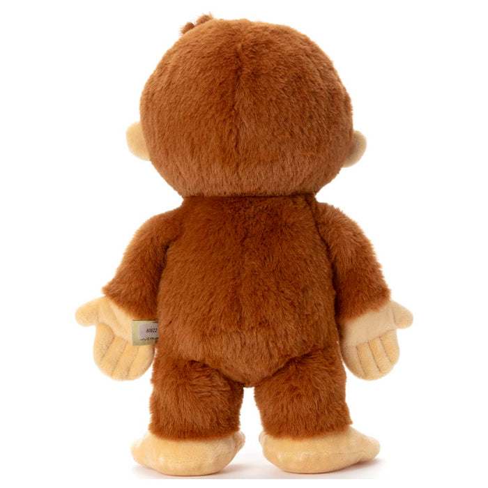 TAKARATOMY A.R.T.S Curious George Action Plush Doll 30cm Polyester Brown NEW_6