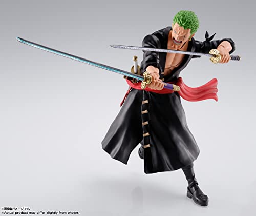 S.H. Figures ONE PIECE Loronoa Zoro Onigashima Attack 150mm Figure ‎BDISD649300_3