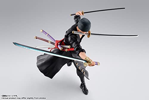 S.H. Figures ONE PIECE Loronoa Zoro Onigashima Attack 150mm Figure ‎BDISD649300_7