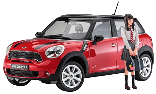 Hasegawa 1/24 MINI COOPER S COUNTRYMAN ALL4 w/SCHOOL GIRL'S FIGURE Kit SP559 NEW_1