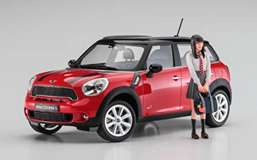 Hasegawa 1/24 MINI COOPER S COUNTRYMAN ALL4 w/SCHOOL GIRL'S FIGURE Kit SP559 NEW_4