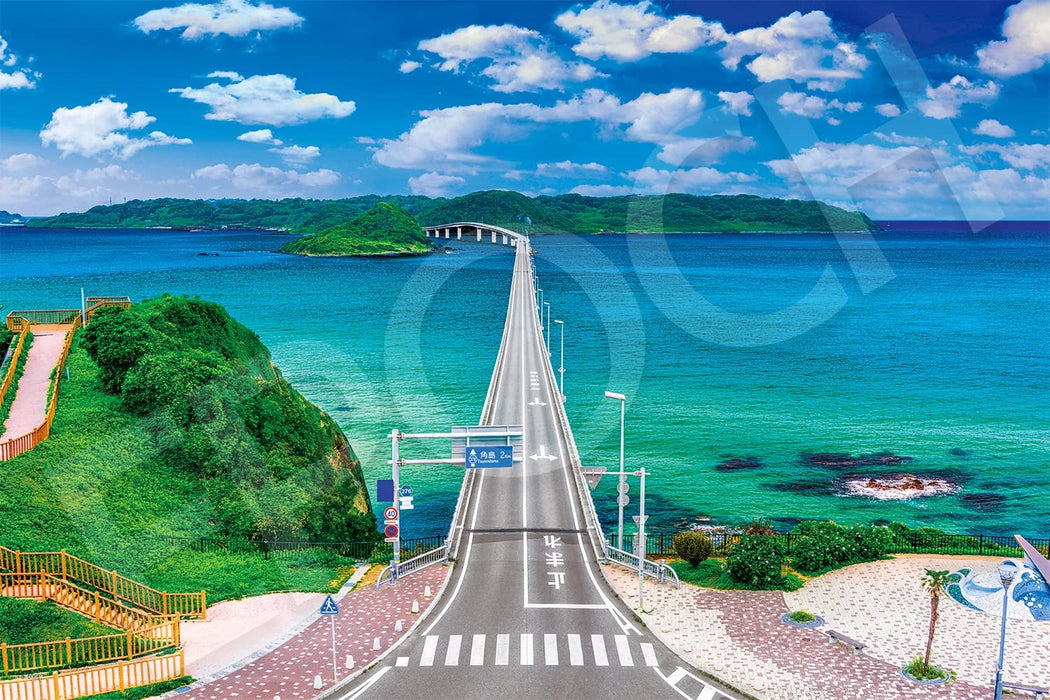 EPOCH 1000 Piece Jigsaw Puzzle Blue Sea and Kintai Bridge Yamaguchi 09-030s NEW_1