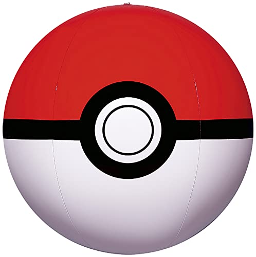 Igarashi Pokemon Beach Ball Pokeball 40cm AHB-MO4 Red & White Vinyl Ball NEW_1